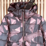 Doudoune longue à capuche G-Star Long Slim Hood Puffer WMN femme noir/bordeaux taille S — vue 5