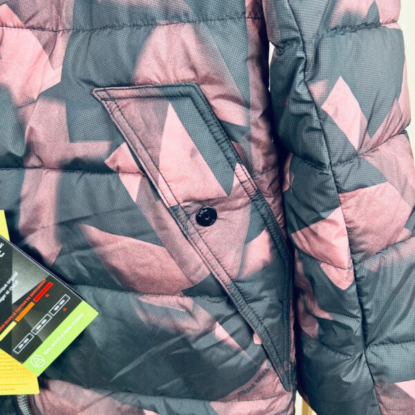 Doudoune longue à capuche G-Star Long Slim Hood Puffer WMN femme noir/bordeaux taille S — vue 8
