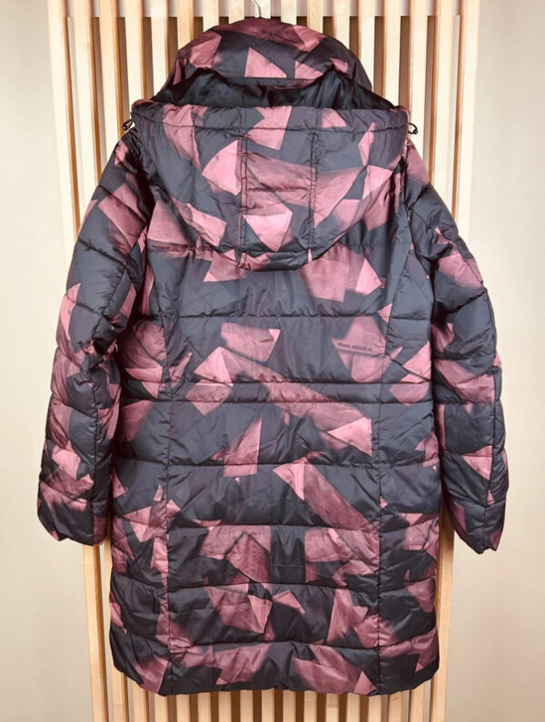 Doudoune longue à capuche G-Star Long Slim Hood Puffer WMN femme noir/bordeaux taille S — vue 9