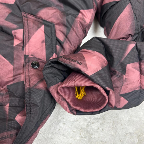 Doudoune longue à capuche G-Star Long Slim Hood Puffer WMN femme noir/bordeaux taille S — vue 16