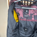 Doudoune longue à capuche G-Star Long Slim Hood Puffer WMN femme noir/bordeaux taille S — vue 17