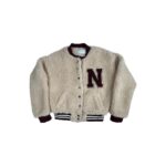 Veste teddy Naf Naf femme beige taille XS