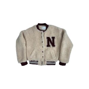 Veste teddy Naf Naf femme beige taille XS