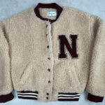 Veste teddy Naf Naf femme beige taille XS — vue 2