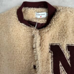 Veste teddy Naf Naf femme beige taille XS — vue 3