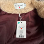 Veste teddy Naf Naf femme beige taille XS — vue 5