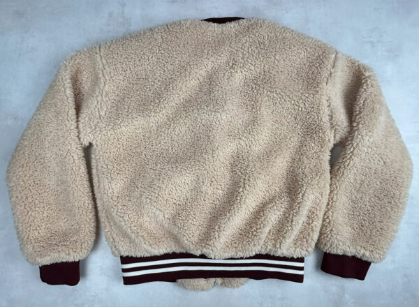 Veste teddy Naf Naf femme beige taille XS — vue 6