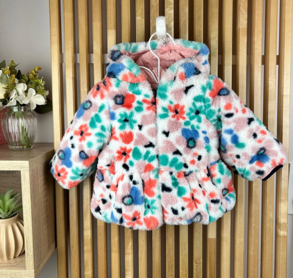 Doudoune réversible à capuche pour bébé Boboli multicolore taille 12M / 80 cm — vue 2