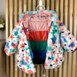 Doudoune réversible à capuche pour bébé Boboli multicolore taille 12M / 80 cm — vue 3