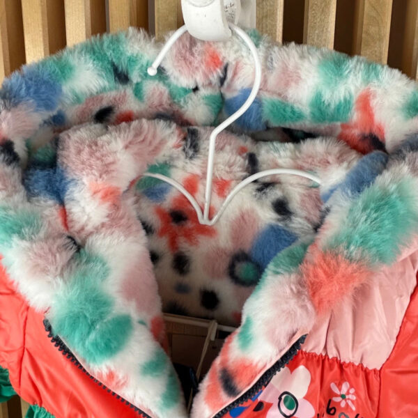 Doudoune réversible à capuche pour bébé Boboli multicolore taille 12M / 80 cm — vue 4