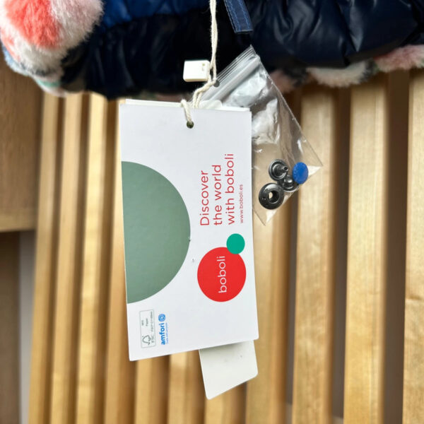 Doudoune réversible à capuche pour bébé Boboli multicolore taille 12M / 80 cm — vue 9