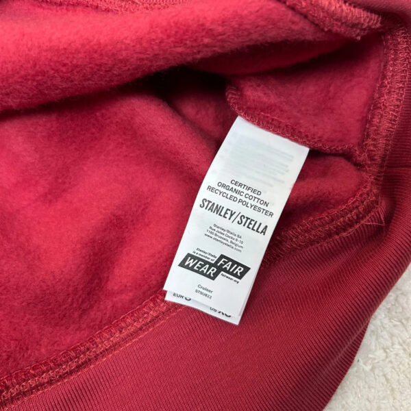 Sweat à capuche Fruit of the Loom femme bordeaux taille S — vue 6