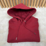 Sweat à capuche Fruit of the Loom femme bordeaux taille S — vue 18
