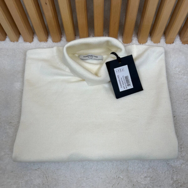 Pull à col roulé Hamaki - Ho homme blanc cassé taille XL — vue 2