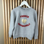 Sweat-shirt Bonton French gris chiné taille 4 ans — vue 2