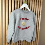Sweat-shirt Bonton French gris chiné taille 4 ans — vue 3