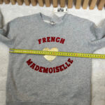 Sweat-shirt Bonton French gris chiné taille 4 ans — vue 13
