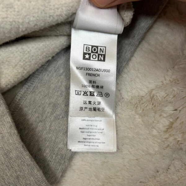Sweat-shirt Bonton French gris chiné taille 4 ans — vue 20