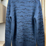 Pull col rond Obermeyer homme bleu chiné taille M — vue 2
