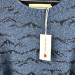 Pull col rond Obermeyer homme bleu chiné taille M — vue 4