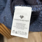Pull col rond Obermeyer homme bleu chiné taille M — vue 9
