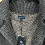 Gilet cardigan en maille à col châle Olly Gan Gislain homme gris anthracite taille XXL — vue 7