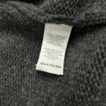 Gilet cardigan en maille à col châle Olly Gan Gislain homme gris anthracite taille XXL — vue 8
