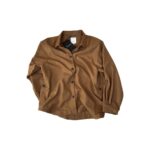 Veste-chemise Elvine Marilla femme camel taille XL