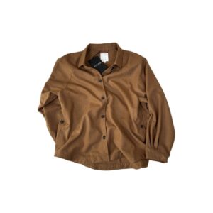 Veste-chemise Elvine Marilla femme camel taille XL