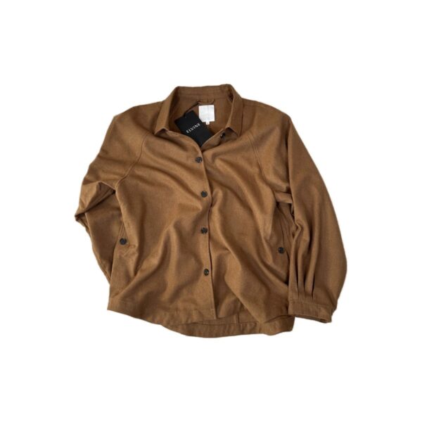 Veste-chemise Elvine Marilla femme camel taille XL