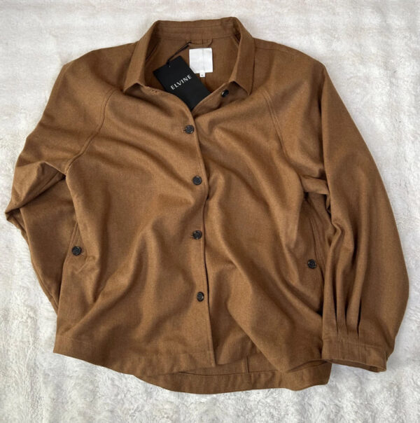 Veste-chemise Elvine Marilla femme camel taille XL — vue 2