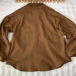 Veste-chemise Elvine Marilla femme camel taille XL — vue 3