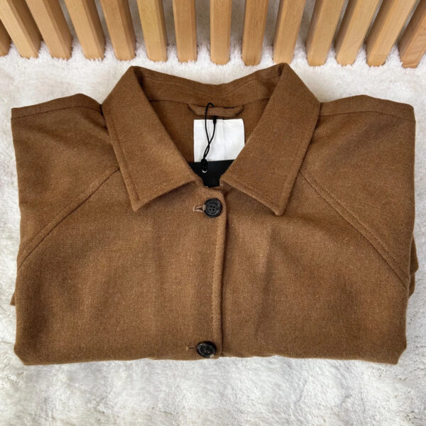 Veste-chemise Elvine Marilla femme camel taille XL — vue 4