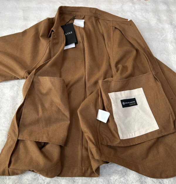 Veste-chemise Elvine Marilla femme camel taille XL — vue 7