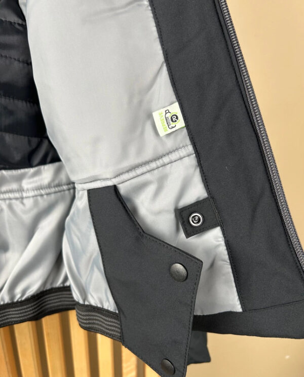 Ensemble de ski enfant Obermeyer noir/gris taille Teen S (8) — vue 8