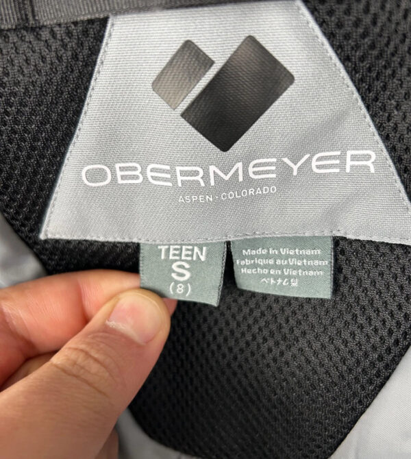 Ensemble de ski enfant Obermeyer noir/gris taille Teen S (8) — vue 9