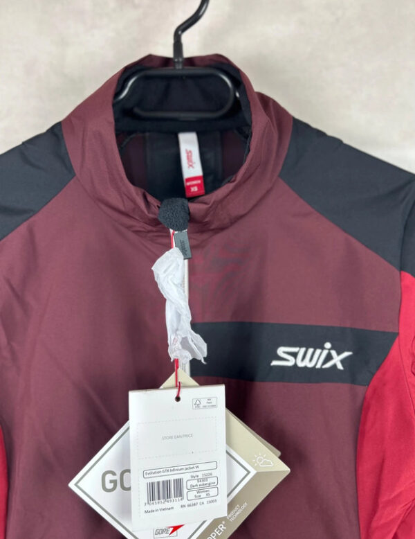 Veste technique coupe-vent Swix femme bordeaux taille XS — vue 4
