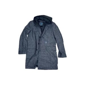Manteau à capuche Olly Gan TOMMASO homme gris anthracite taille M