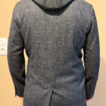 Manteau à capuche Olly Gan TOMMASO homme gris anthracite taille M — vue 4