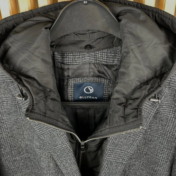 Manteau à capuche Olly Gan TOMMASO homme gris anthracite taille M — vue 6