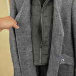Manteau à capuche Olly Gan TOMMASO homme gris anthracite taille M — vue 8