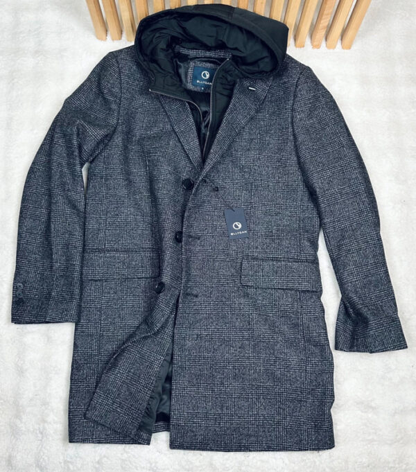 Manteau à capuche Olly Gan TOMMASO homme gris anthracite taille M — vue 11