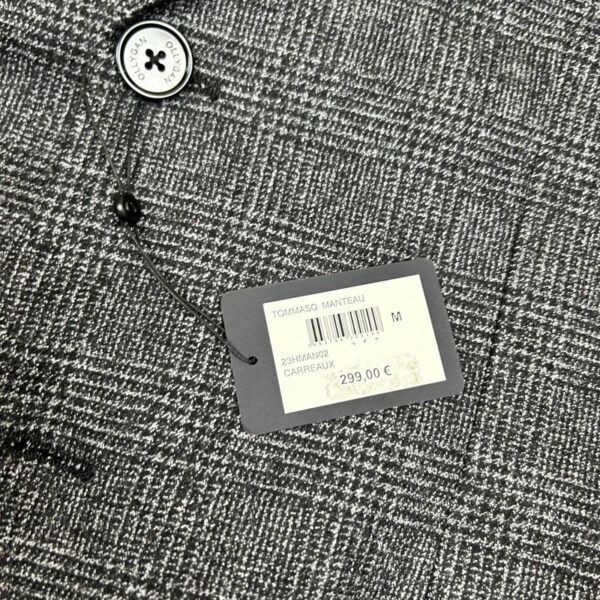 Manteau à capuche Olly Gan TOMMASO homme gris anthracite taille M — vue 15