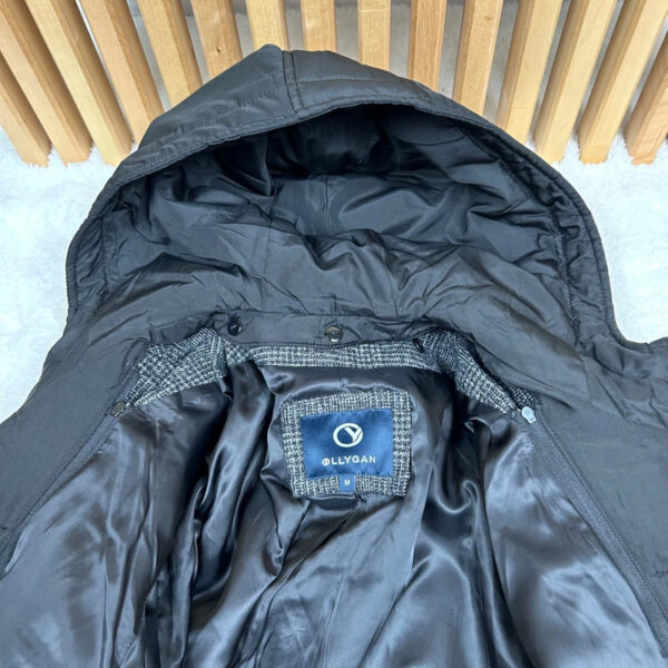 Manteau à capuche Olly Gan TOMMASO homme gris anthracite taille M — vue 17