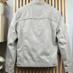 Veste en similicuir Jack & Jones Jjerock PU Jacket homme beige taille M — vue 4