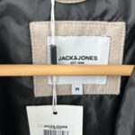 Veste en similicuir Jack & Jones Jjerock PU Jacket homme beige taille M — vue 8