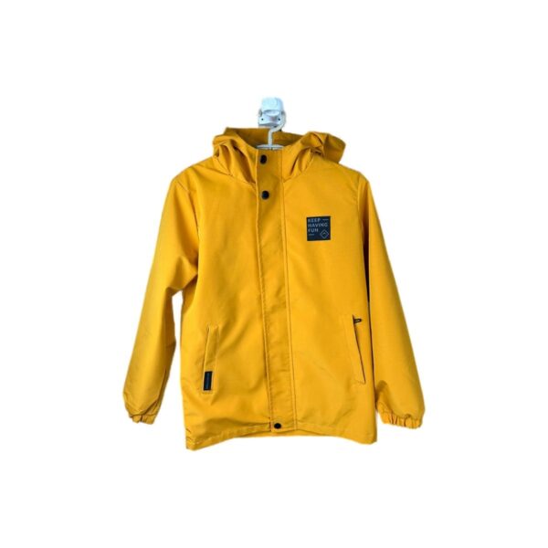 Veste à capuche enfant Volcano unisexe jaune moutarde taille 146/152 cm (10-12 ans)