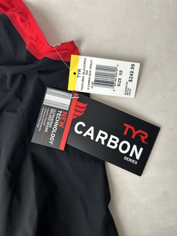 Combinaison de triathlon TYR Carbon BK Trisuit homme noir taille XS — vue 6