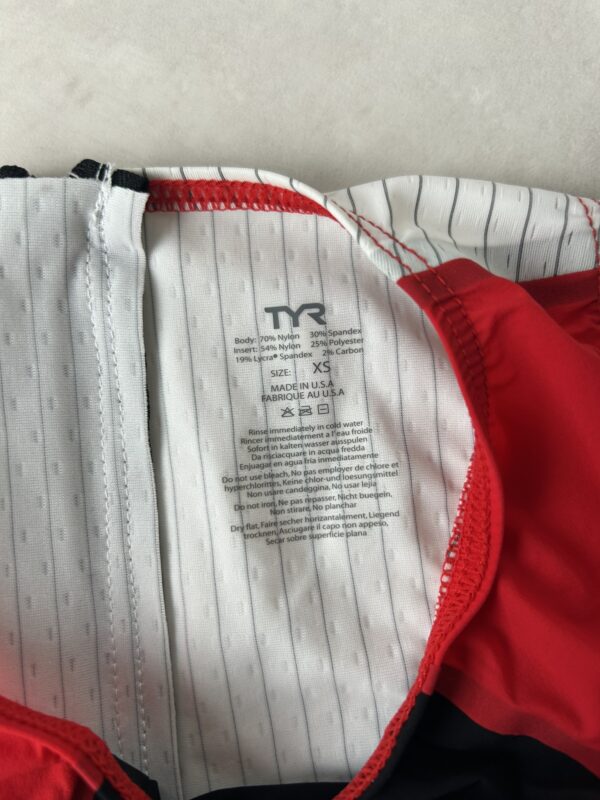 Combinaison de triathlon TYR Carbon BK Trisuit homme noir taille XS — vue 9
