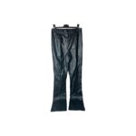 Pantalon slim effet croco Vero Moda VM Wren HW Slim Croc Pants femme noir taille S